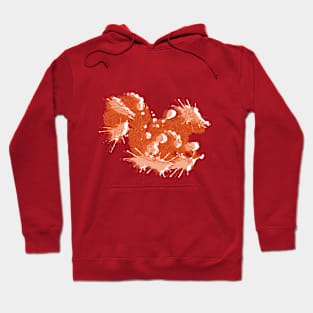 Orange squirrel Hoodie